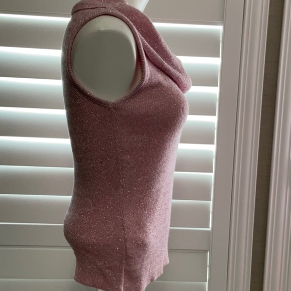 EUC  CHARLOTTE Russe  Size S  Bust 30"  Pink and Sparkly  Sleeveless - Picture 3 of 6